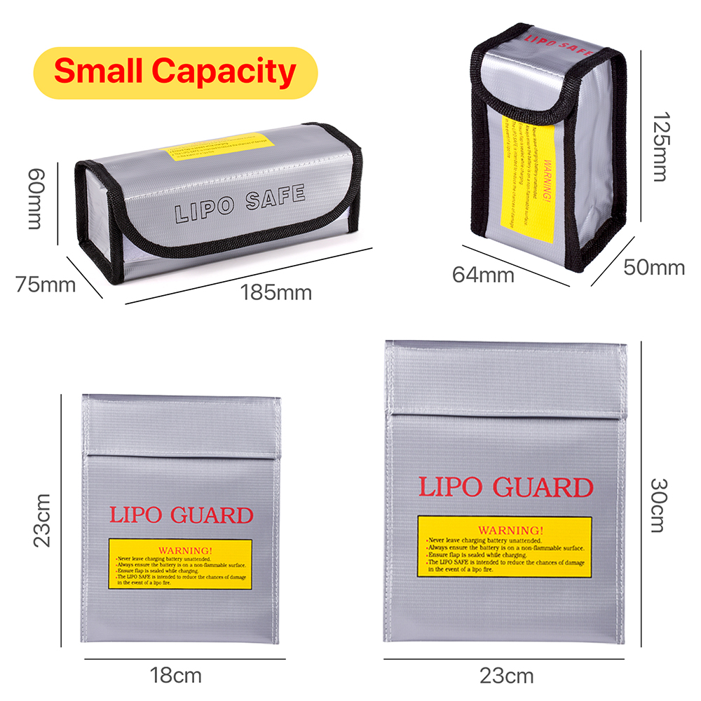 Fpv Drone Bag - Lipo Guard Battery Safe Bag Fireproof