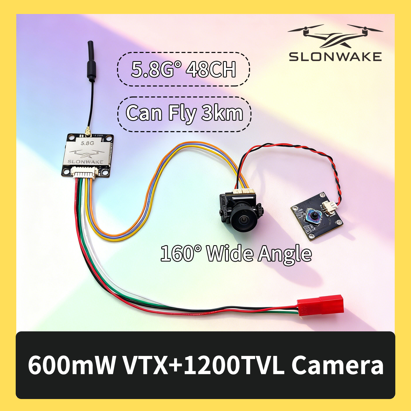 Fpv Drone Frame - SLONWAKE 5.8G 600mW 7-24V FPV Video