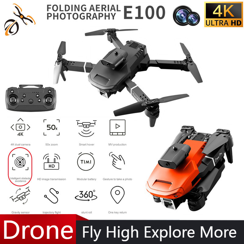 Fpv Drone Charger - Mini E100 Four-sided Obstacle Avoidance Drone