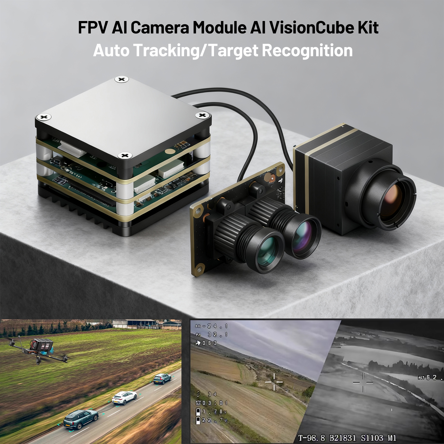 Fpv Drone Kit - FPV AI Camera Module AI VisionCube