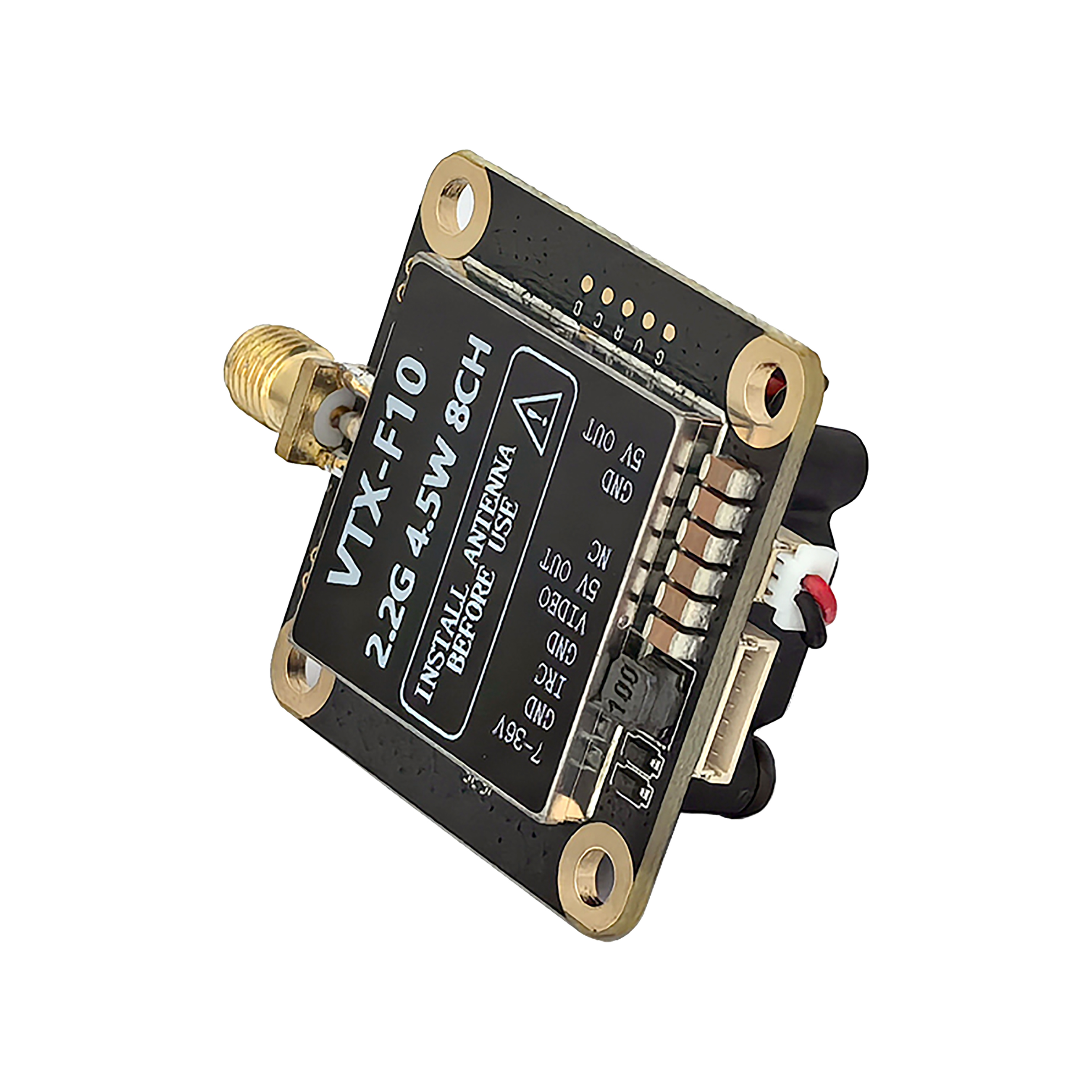 2.0-2.2G 4.5W VTX 8CH FPV Vide - Fpv Drone Transmitter 评论和价格
