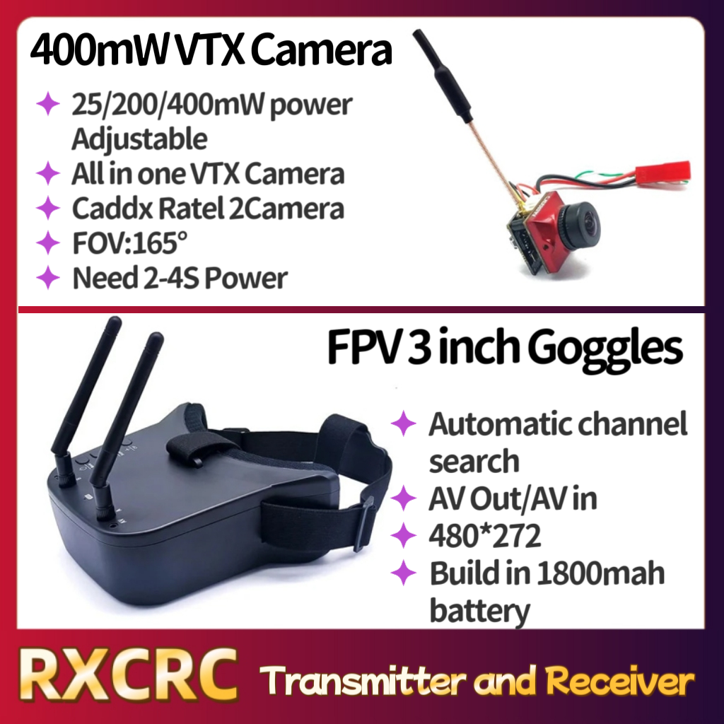 RXCRC 5.8G Module transmitter  - Fpv Drone Goggles 评论和价格