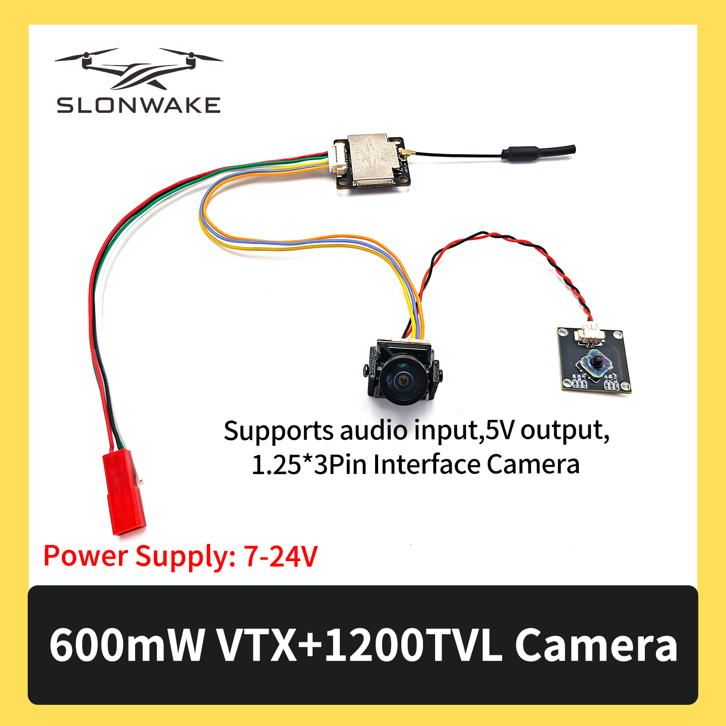 SLONWAKE 5.8G 600mW 7-24V FPV  - Fpv Drone Frame 评论和价格