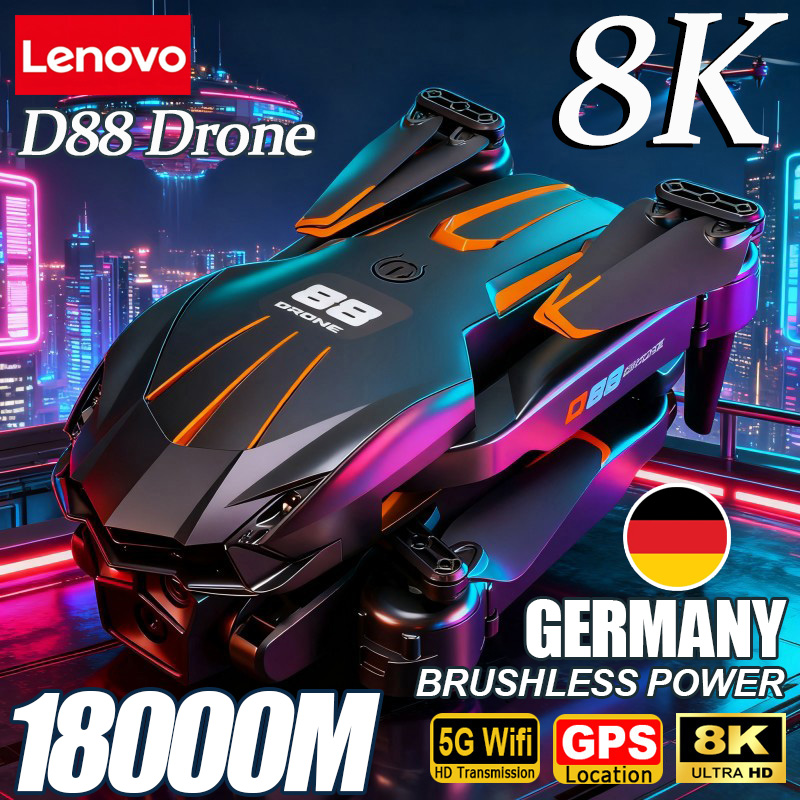 Lenovo D88 Drone 8K Aerial HD  - Fpv Drone Charger 评论和价格