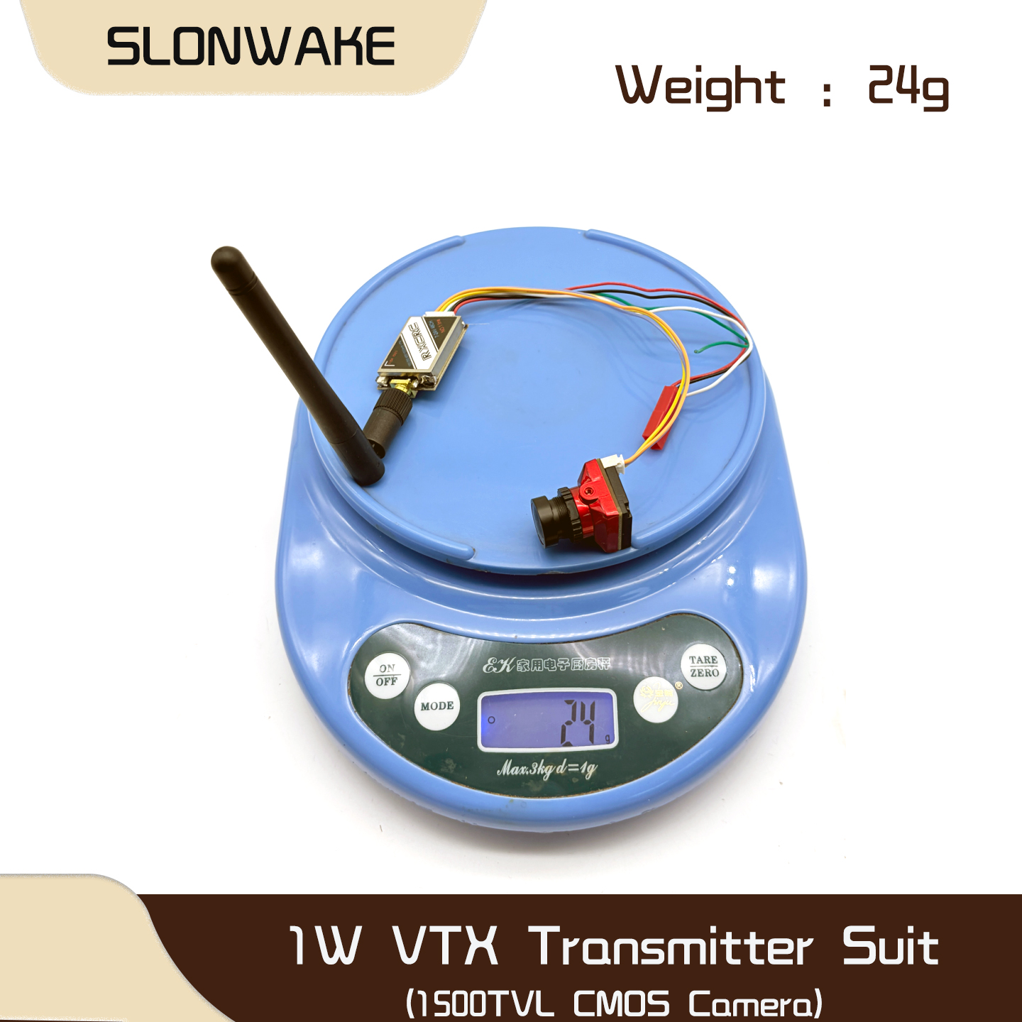 SLONWAKE  5.8G 48CH 1W VTX 100 - Fpv Drone Frame 评论和价格