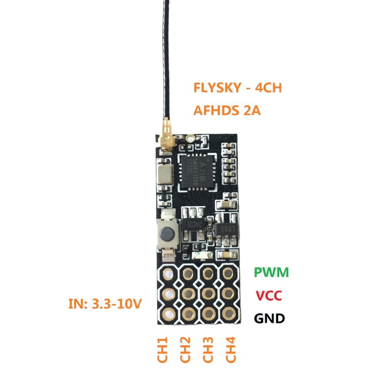 Flysky FS2A Mini Receiver 4CH  - Fpv Drone Flight Controller 评论和价格