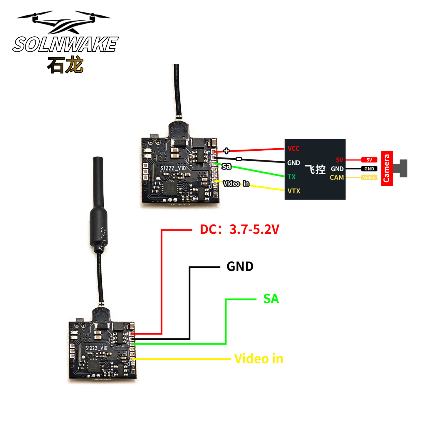 SLONWAKE Nano 5.8G 48CH 200mW  - Fpv Drone Frame 评论和价格