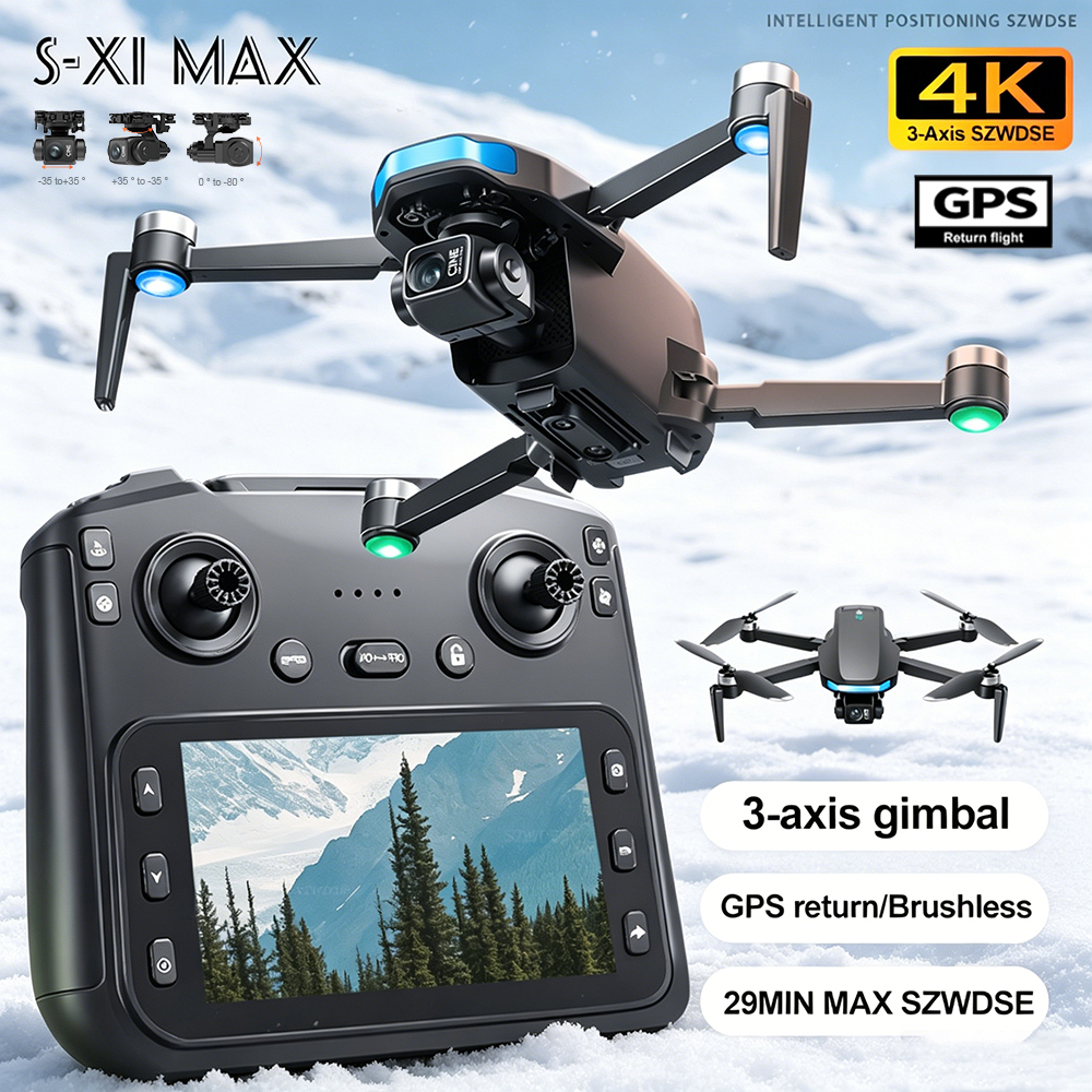 New S-X1 MAX Drone GPS 8K Prof - Fpv Drone Charger 评论和价格