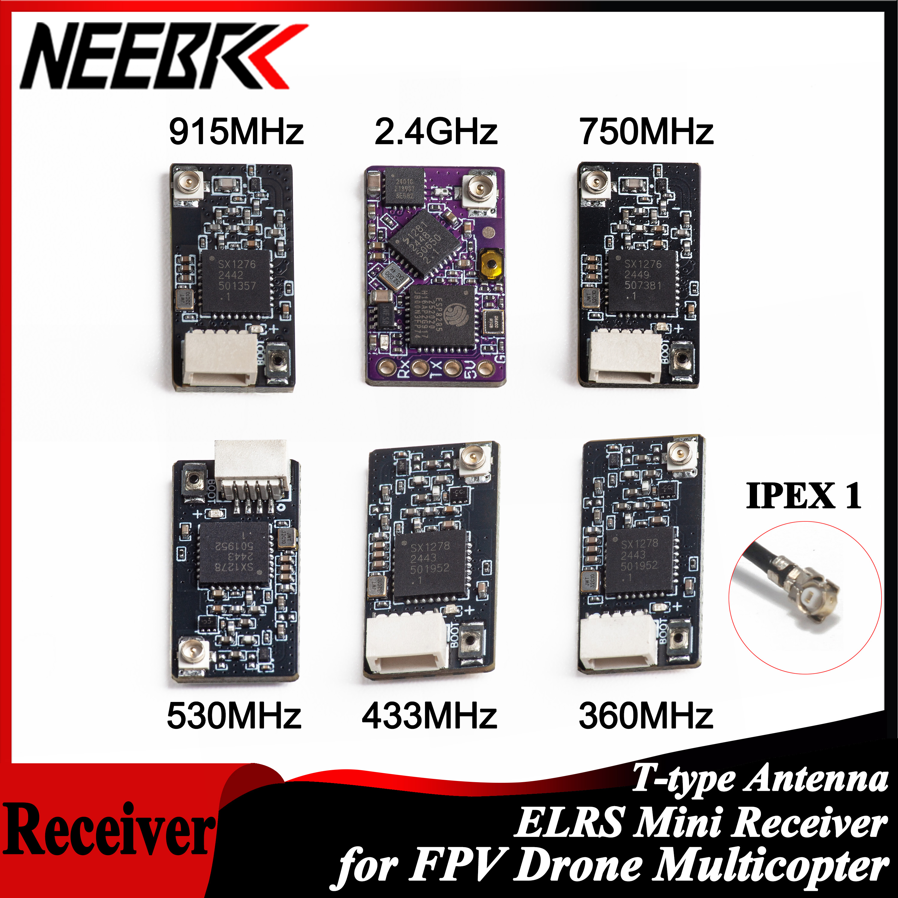 NEEBRC ELRS 2.4G/915Mhz/360Mhz - Fpv Drone Frame 评论和价格