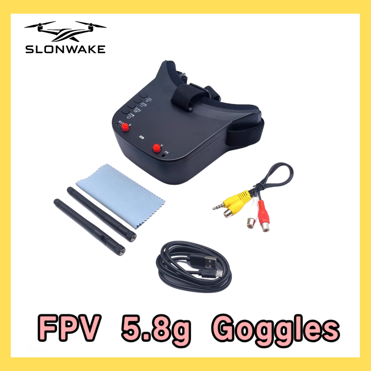 SLONWAKE 5.8G 48CH FPV 400mw V - Fpv Drone Frame 评论和价格