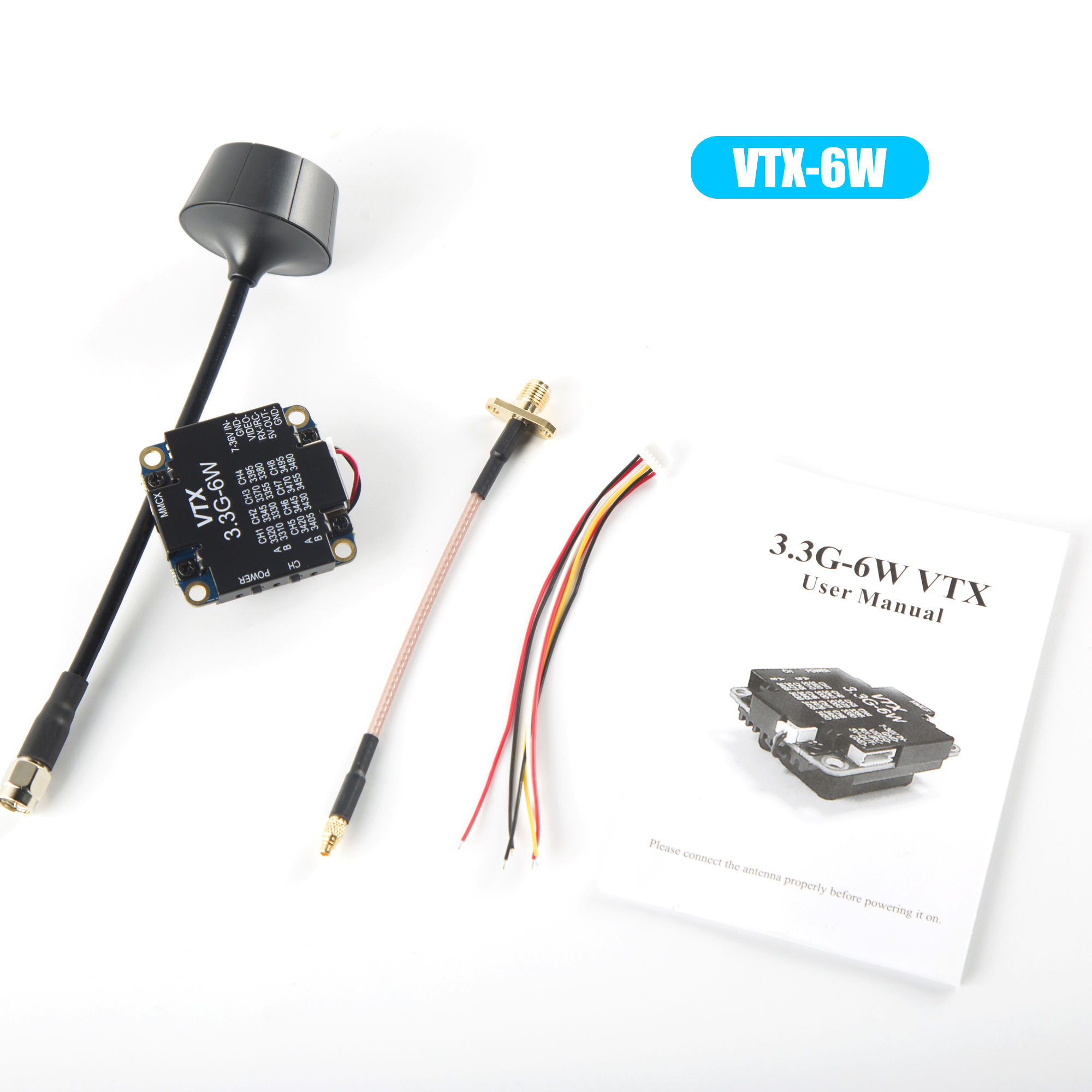 FPV Video Transmitter 3.3G 6W  - Fpv Drone Transmitter 评论和价格
